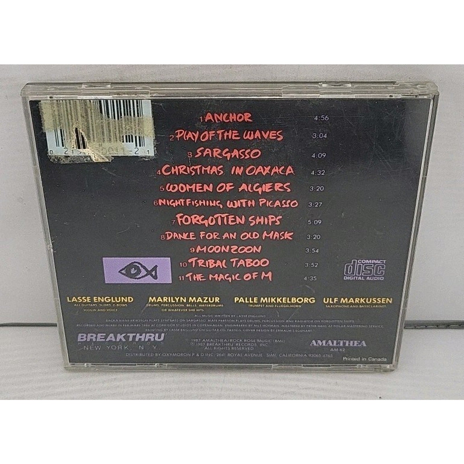 Lasse Enqlund Anchor CD