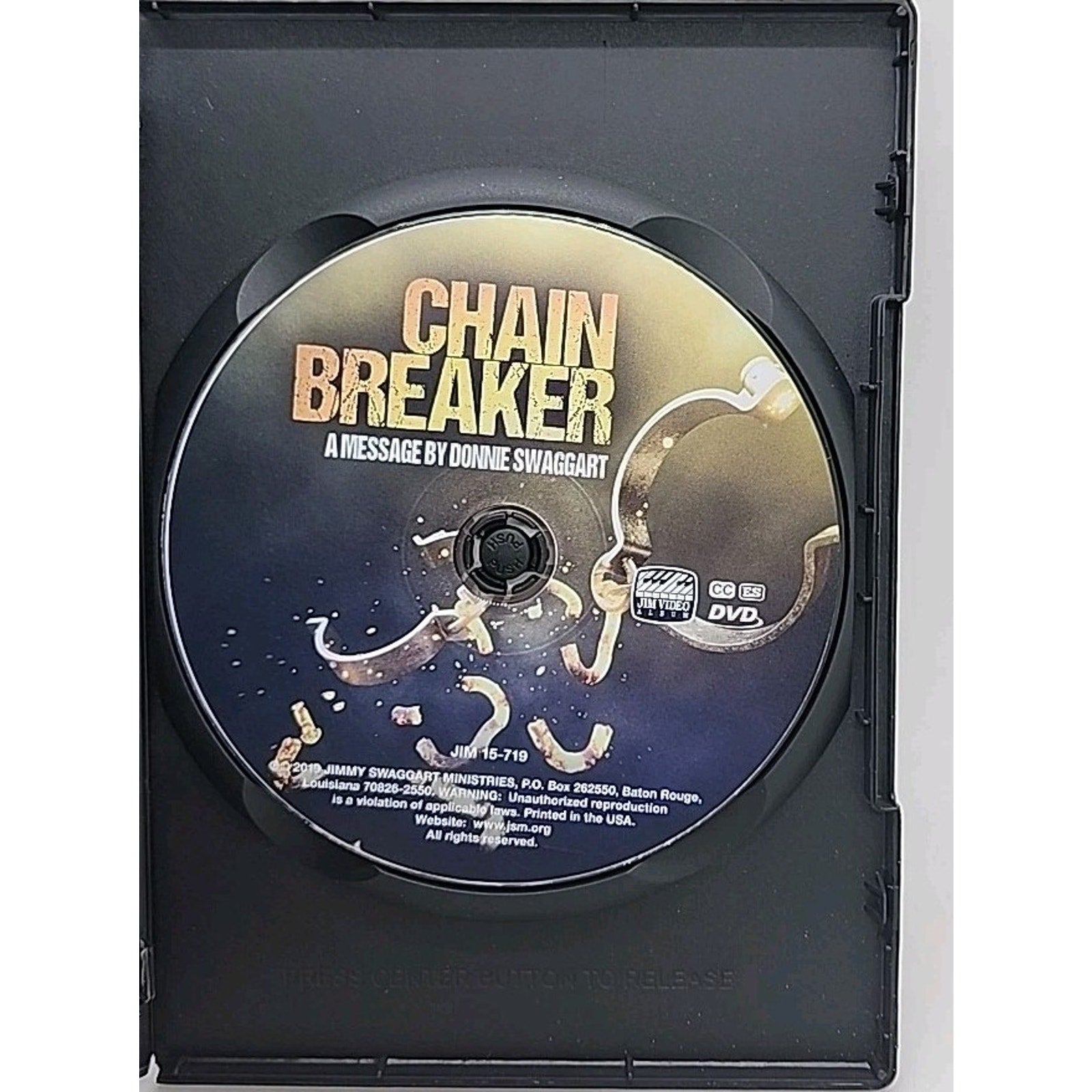 Chain Breaker A Message By Donnie Swaggart; CD and DVD