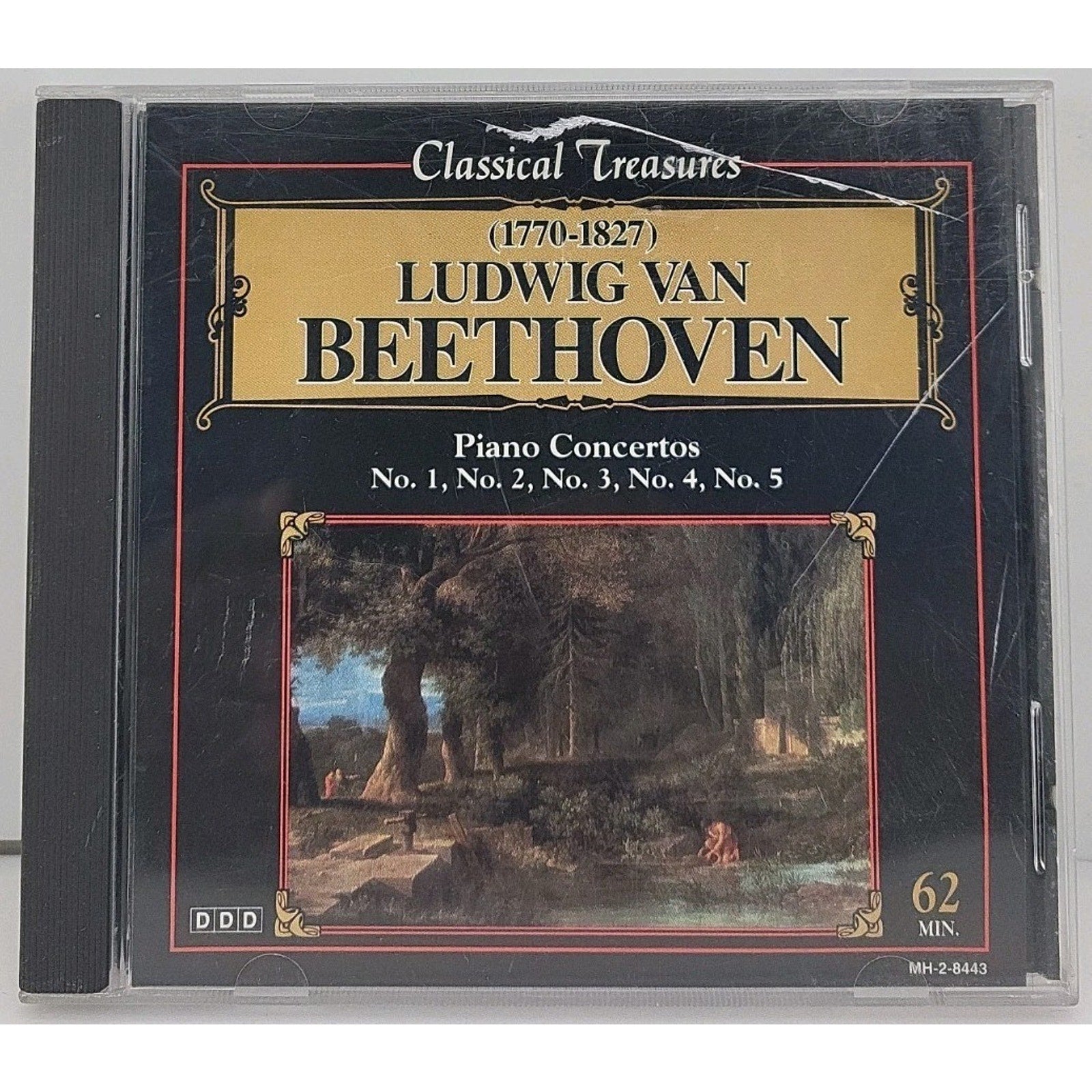Beethoven Piano Concertos No. 1-5 Classical Treasures CD