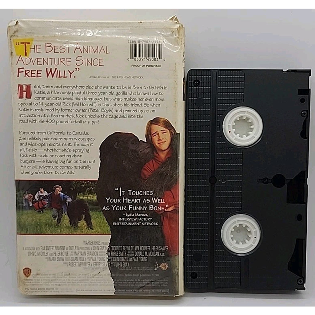 Born to Be Wild (VHS, 1995, Clam Shell)