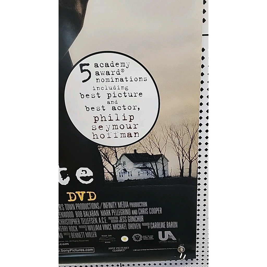 Capote Promo Movie Theater Poster 2005 w/ Philip Seymour Hoffman 27"w x 40"h