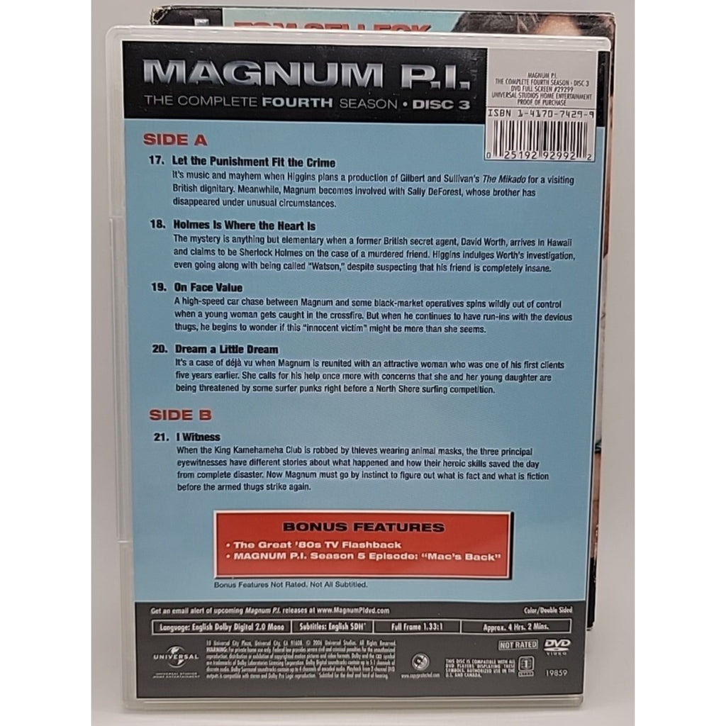 Magnum P.I.: Complete Fourth Season (DVD)