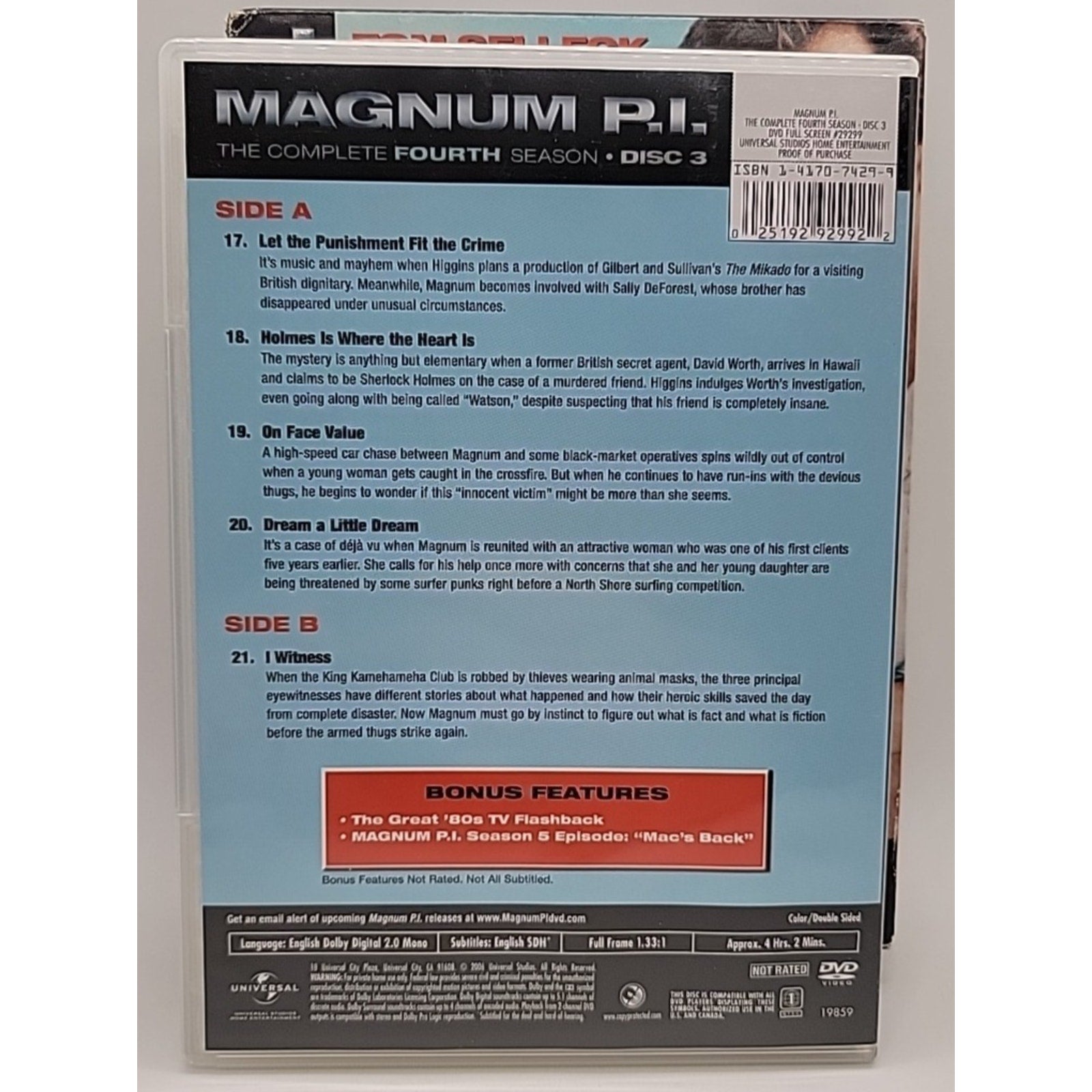 Magnum P.I.: Complete Fourth Season (DVD)