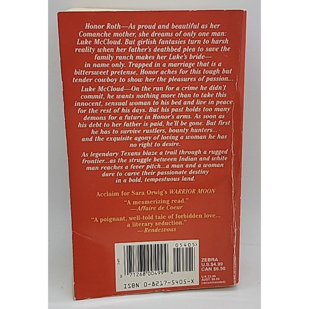 Comanche Temptation by Sara Orwig (1996, Mass Market)