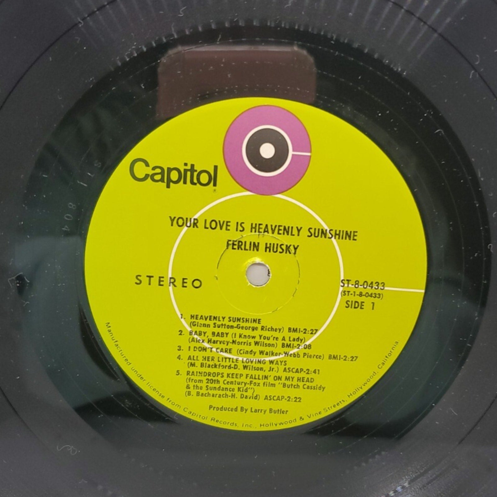 Ferlin Husky Your Love Is Heavenly Sunshine (Record)