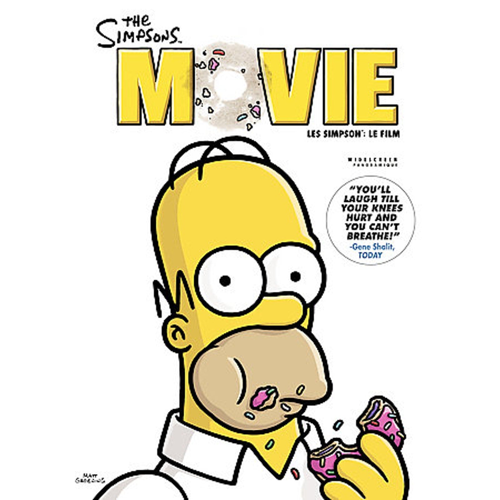 The Simpsons Movie (DVD, 2007, Canadian Widescreen)