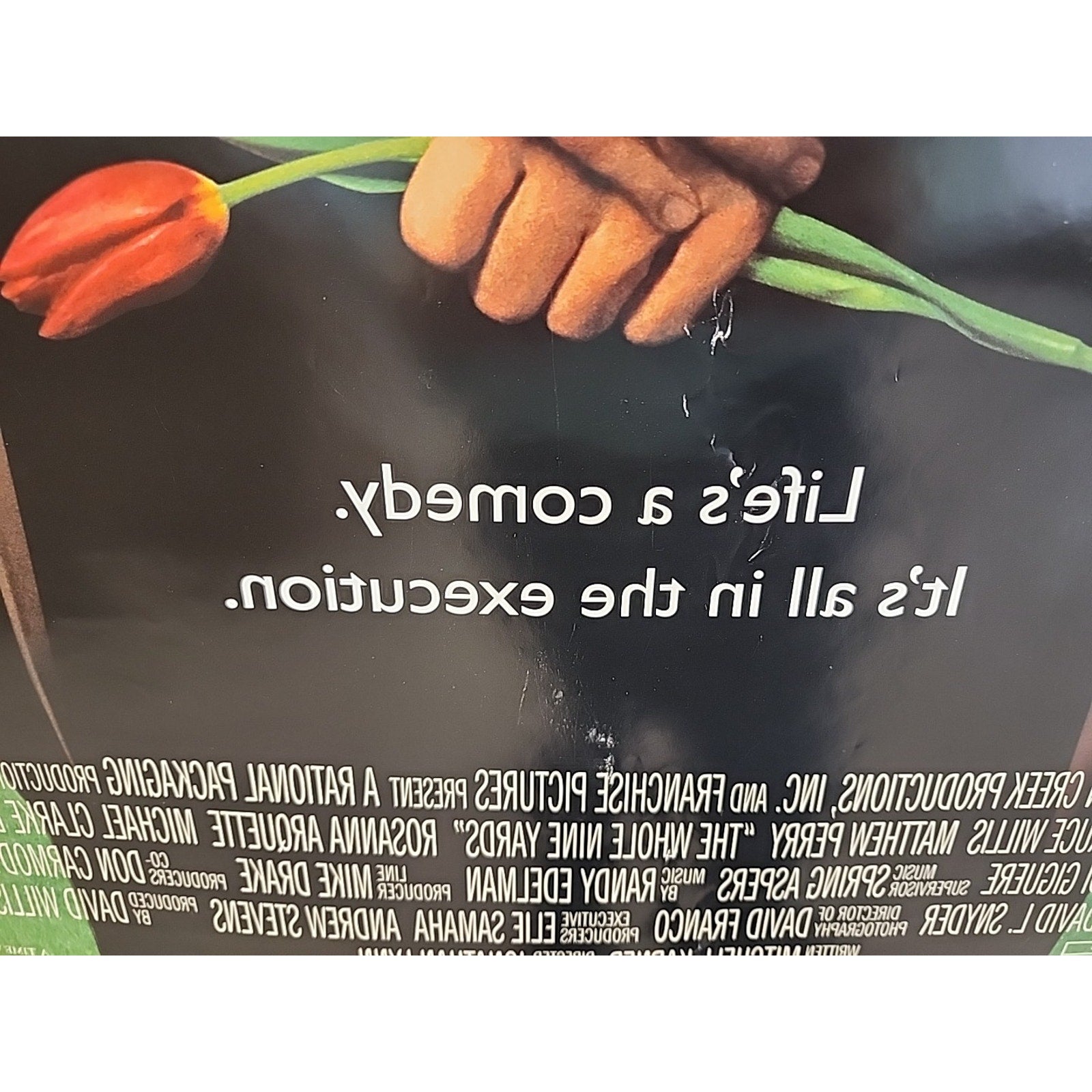 The Whole Nine Yards Original Movie Poster DS 27x40 Matthew Perry Bruce Willis