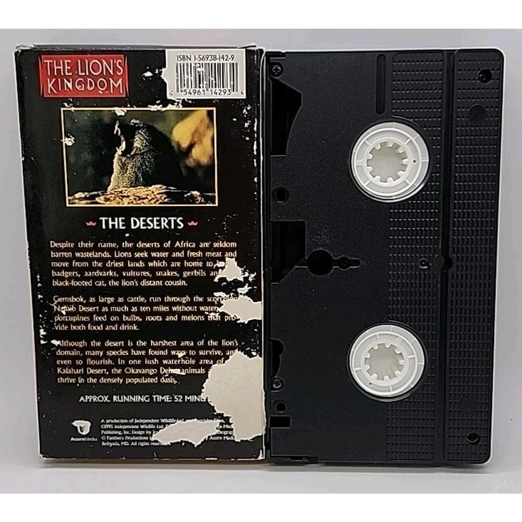 Lions Kingdom, The - The Deserts (VHS, 1997)