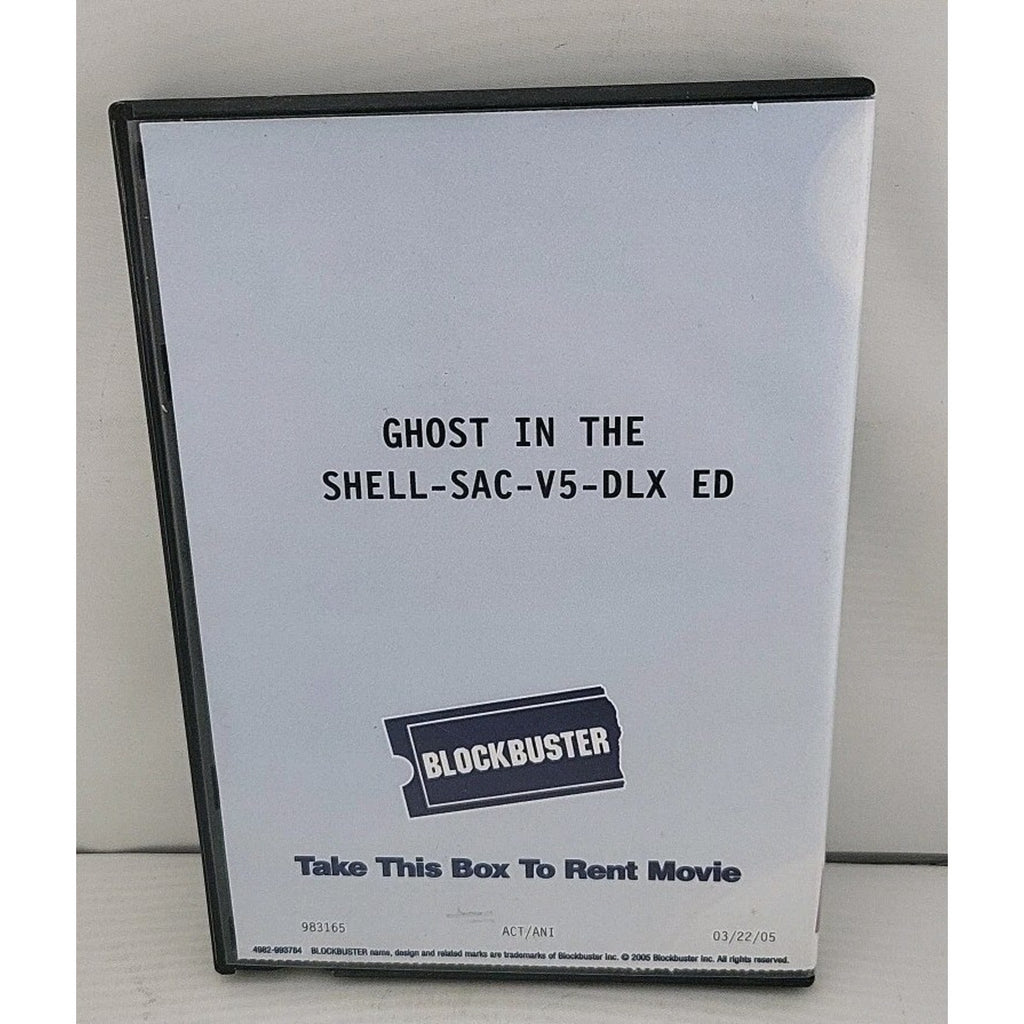 Ghost in the Shell 5: Stand Alone Complex (DVD, 2002) *Blockbuster Case*