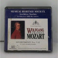Wolfgang Amadeus Mozart [Composer], Mozart: Divertimenti Nos. 7-15, audioCD