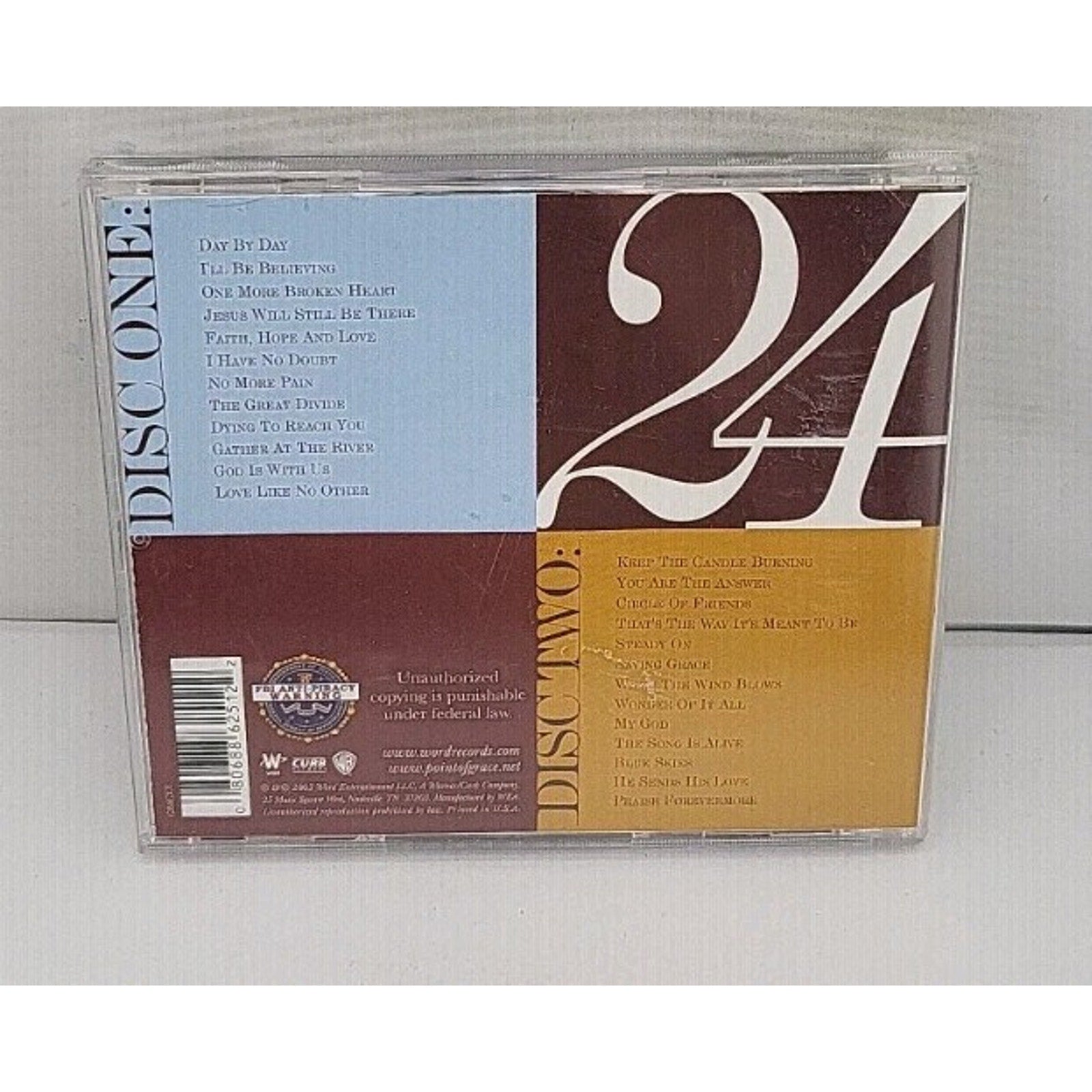 24 [Digipak] by Point of Grace (CD, Apr-2003, 2 Discs, Word Distribution)