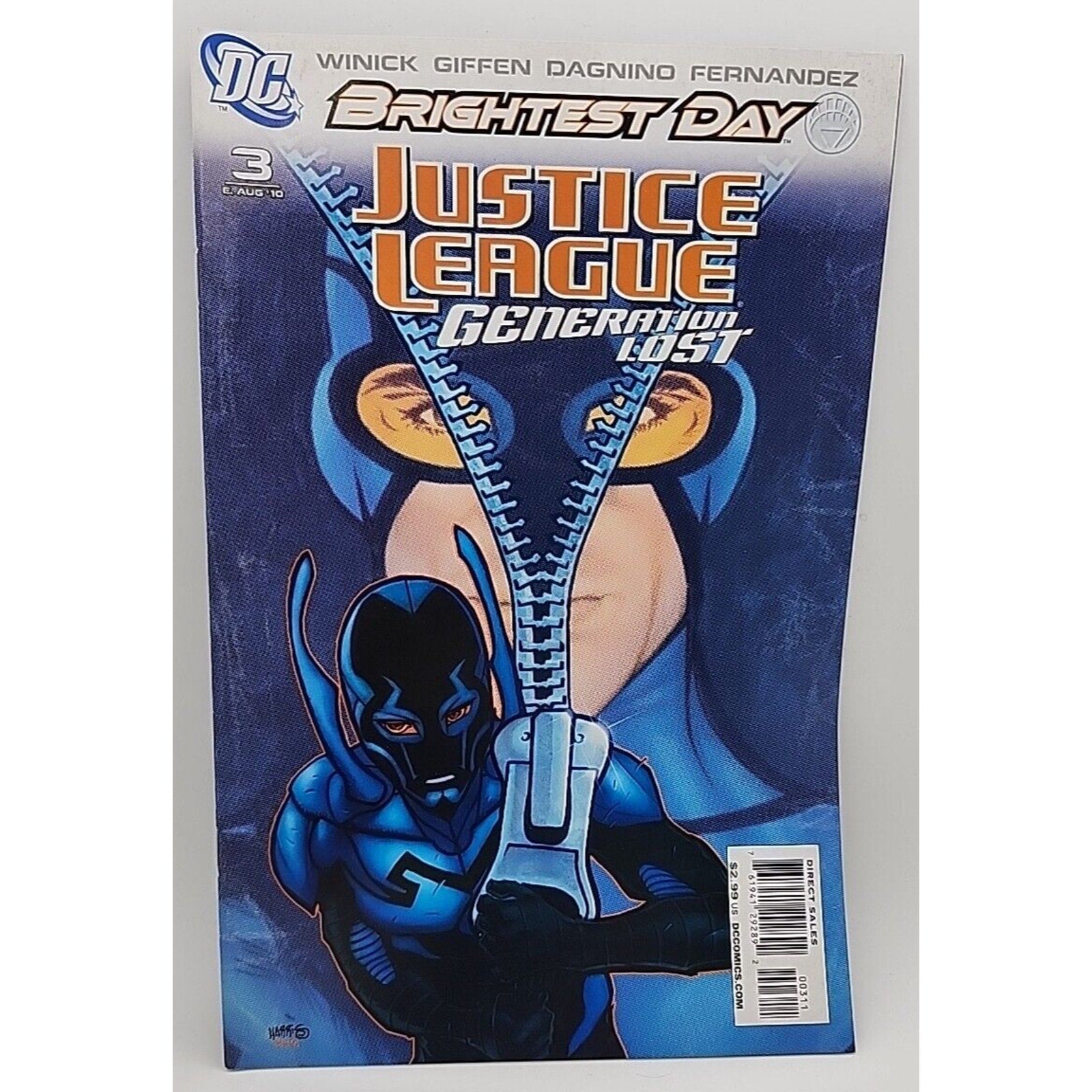 Comic Book Justice League #3 DC Comics Generation Lost Brightest Day