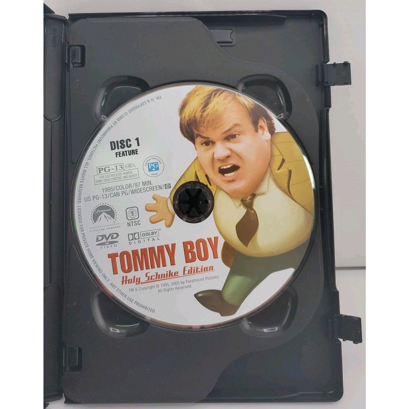 Tommy Boy (DVD, 1995) *Caricature Discs*
