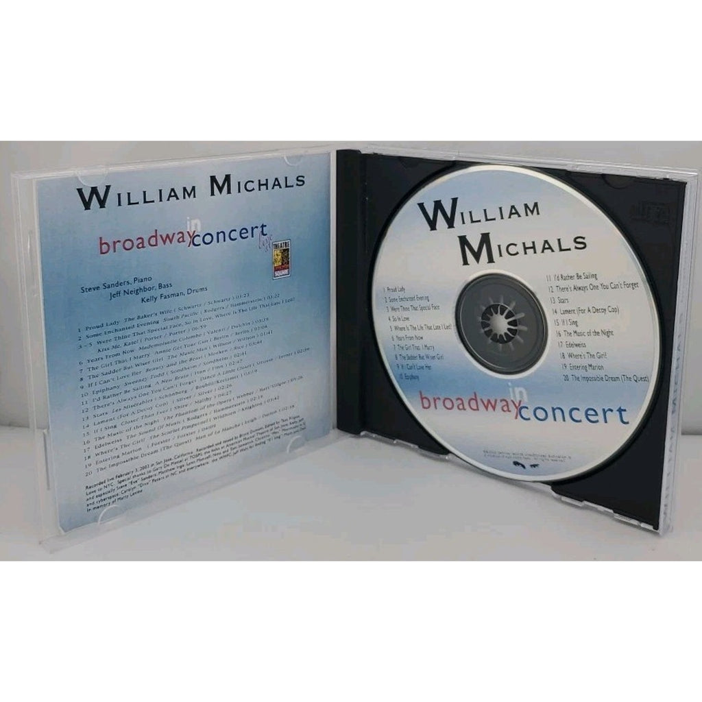 William Michals - Broadway In Concert CD