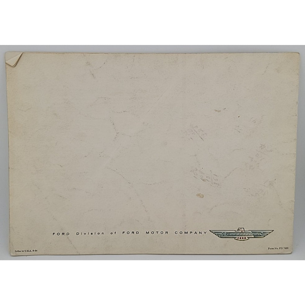 1955 Ford Thunderbird Dealer Sales Brochure