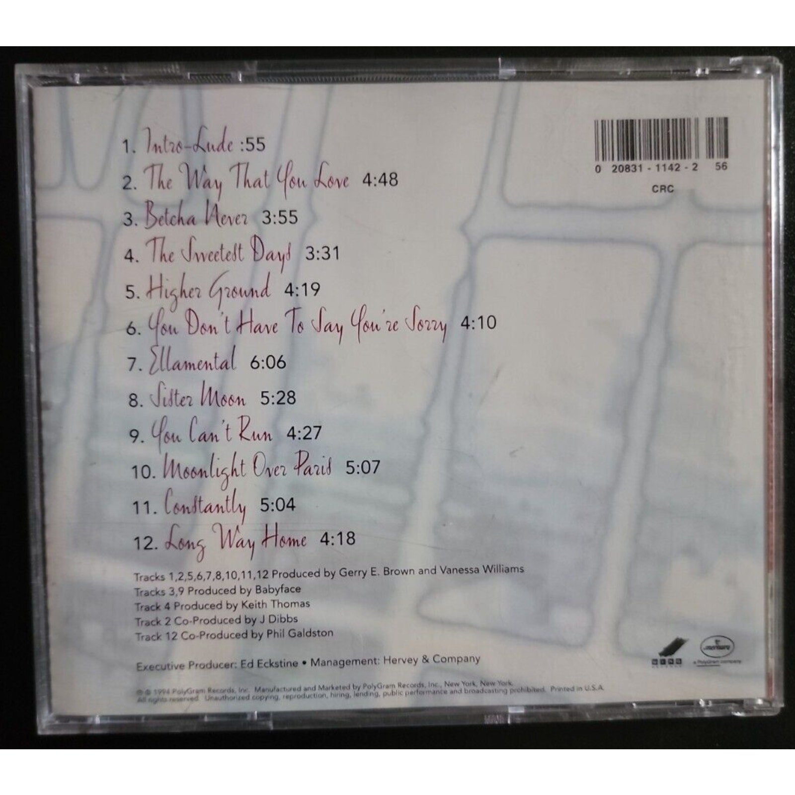 Vanessa Williams - The Sweetest Days - (CD)