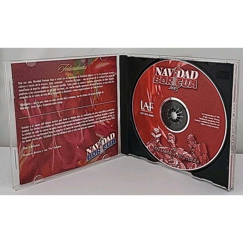 CD Navidad Boricua 2005 Con Sabor A Mi Tierra Puerto Rico