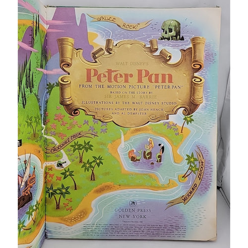 A Big Golden Book Walt Disney's Peter Pan 1952