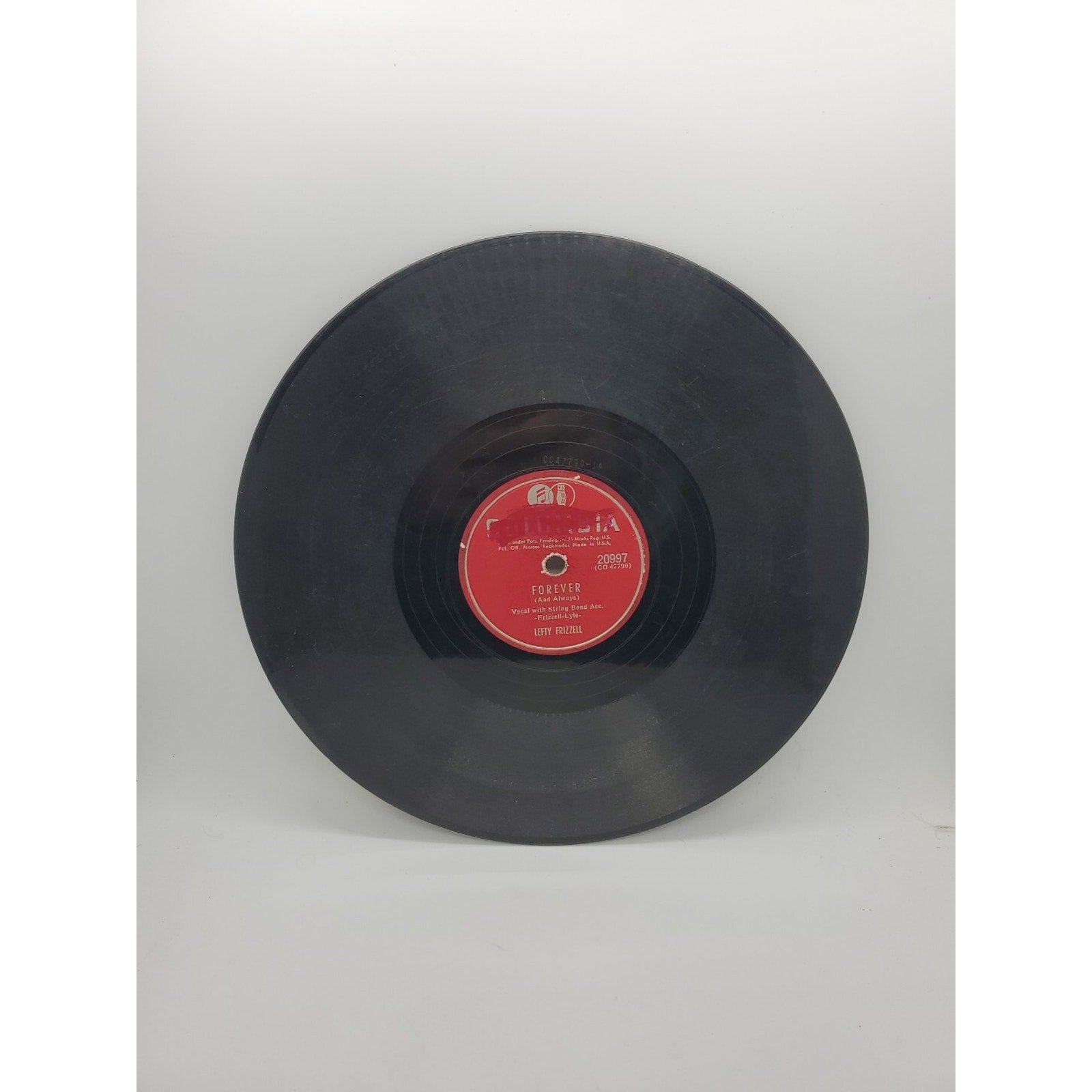 Lefty Frizzell - Forever/ I Know You're Lonesome While Waiting For Me (Record)