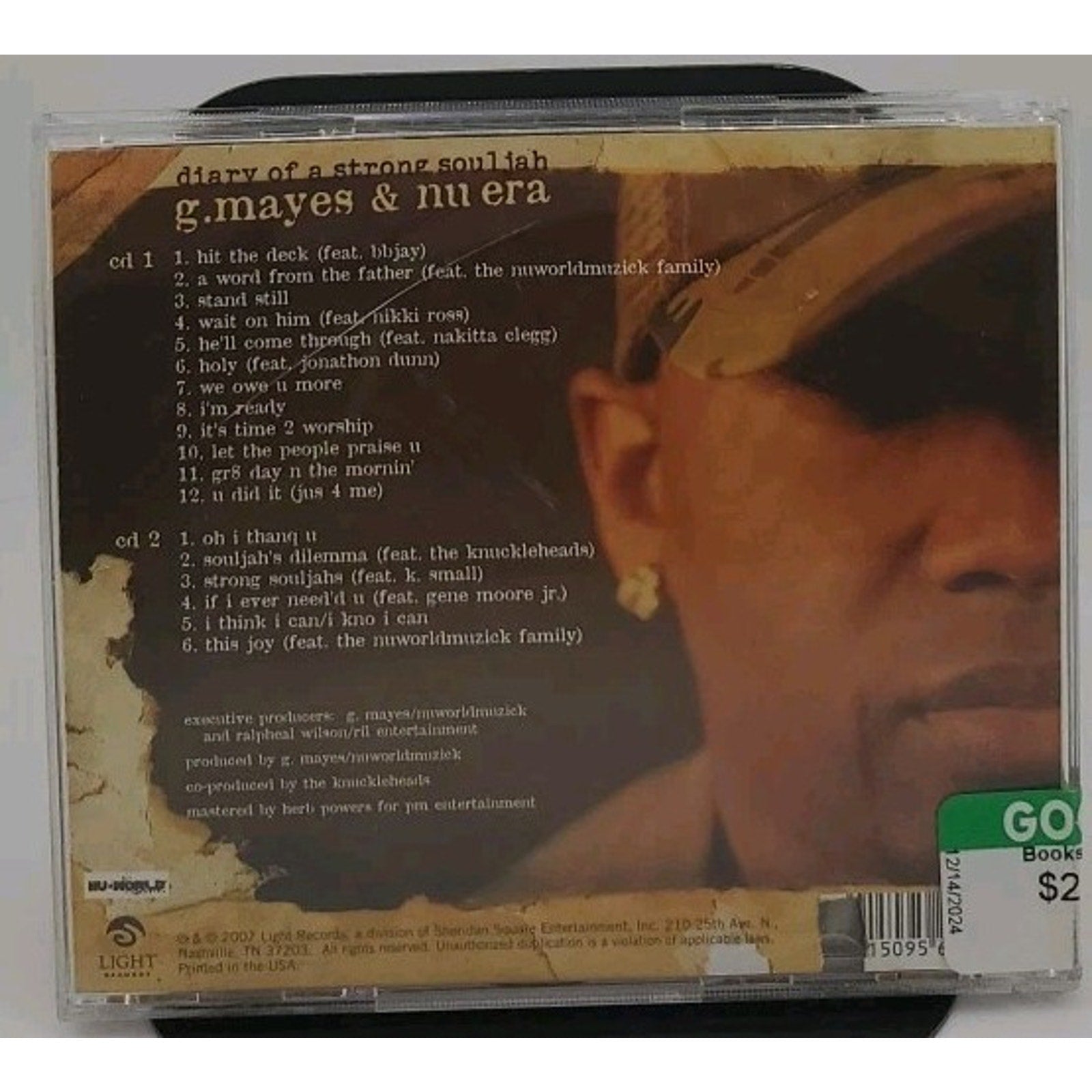 Diary of a Strong Souljah by Gary Mayes (CD, Jul-2007, 2 Discs)