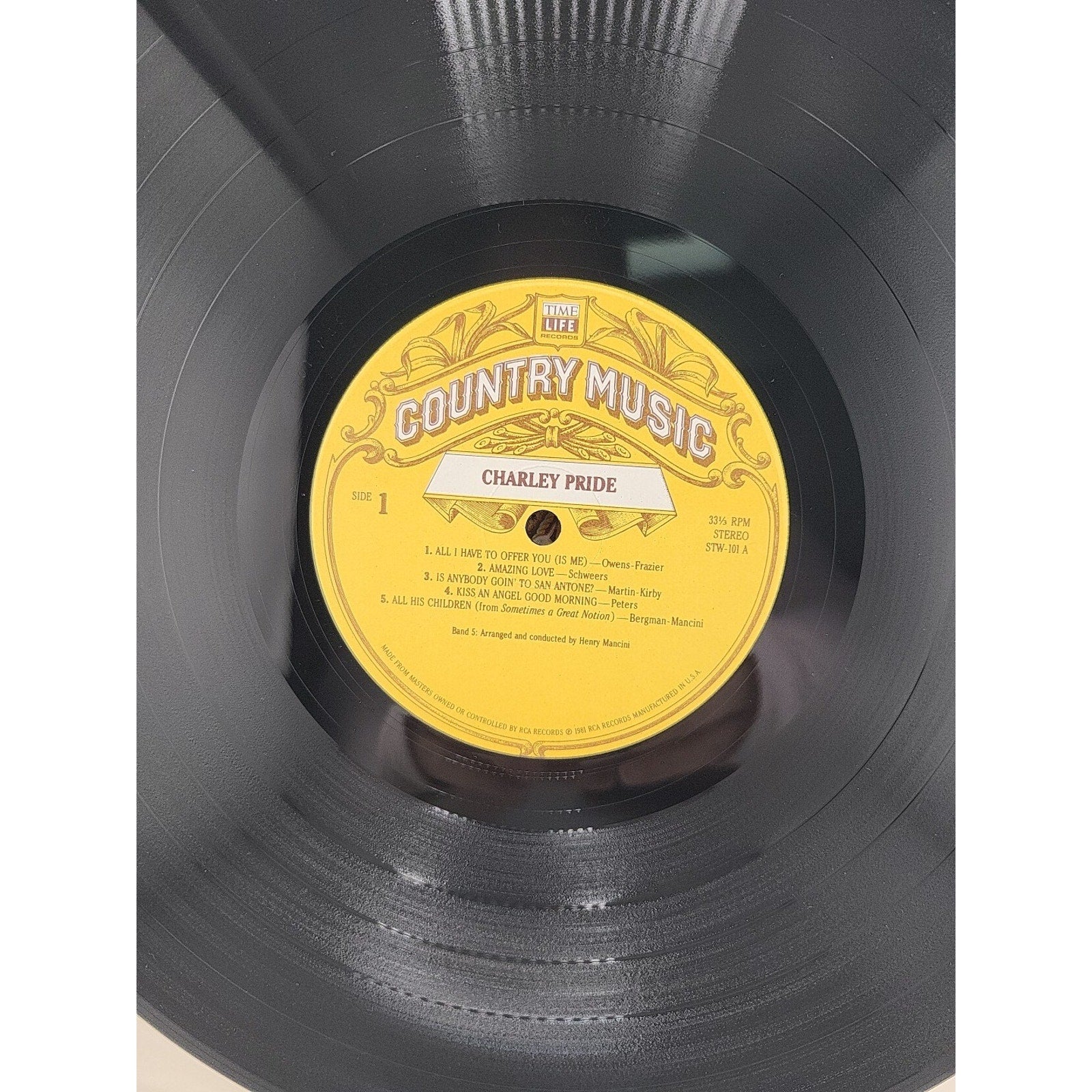 Charley Pride Country Music Time Life Records Vinyl A