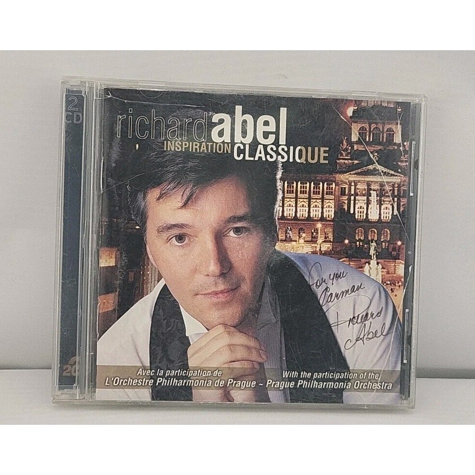 Richard Abel Inspiration Classique 2 CD Album with Prague Philharmonia Signed