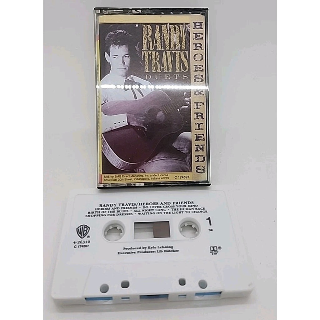 Heroes and Friends by Randy Travis (Cassette, Sep-1990, Warner Bros.)