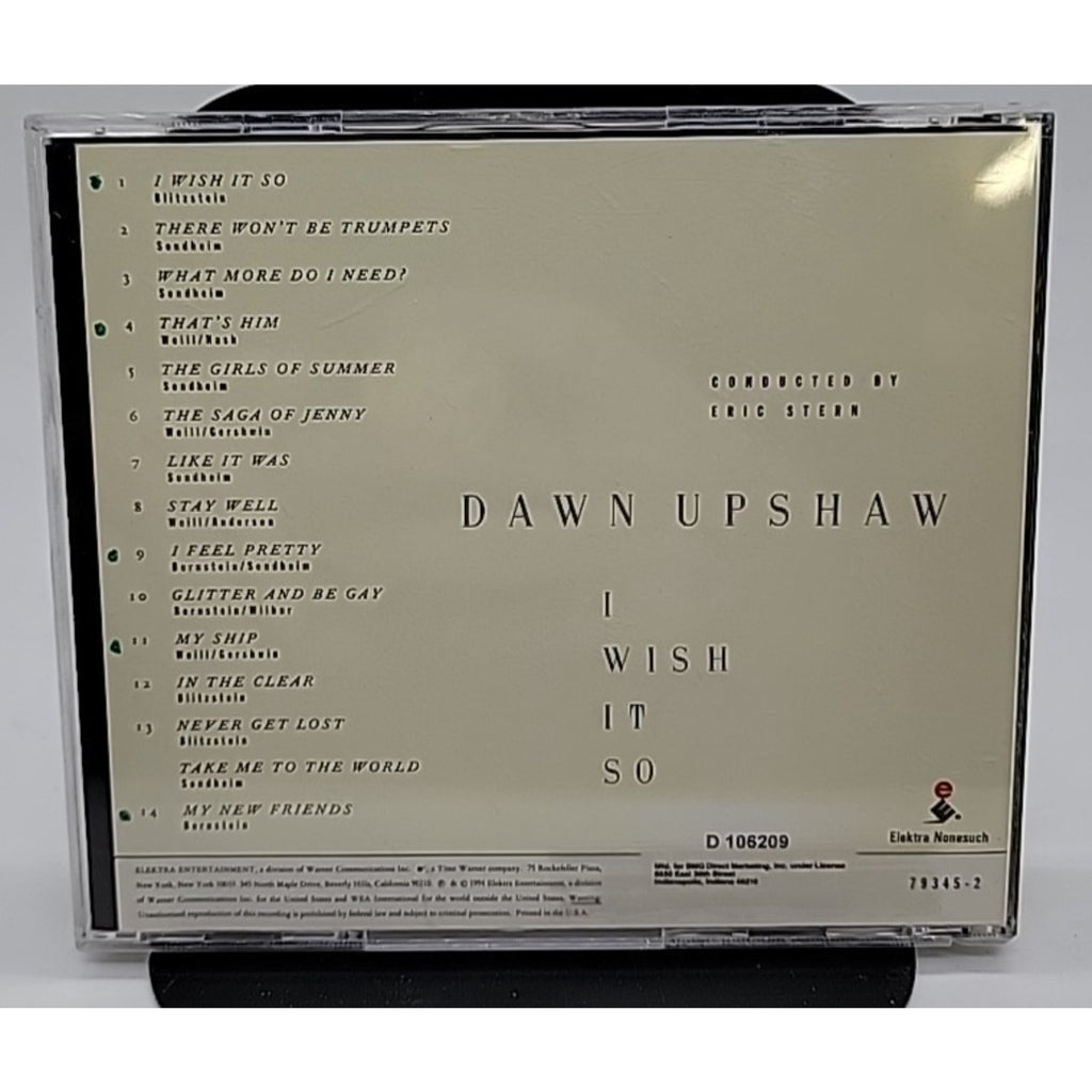 I Wish It So by Upshaw, Dawn / Stern, Eric (CD, 1994)