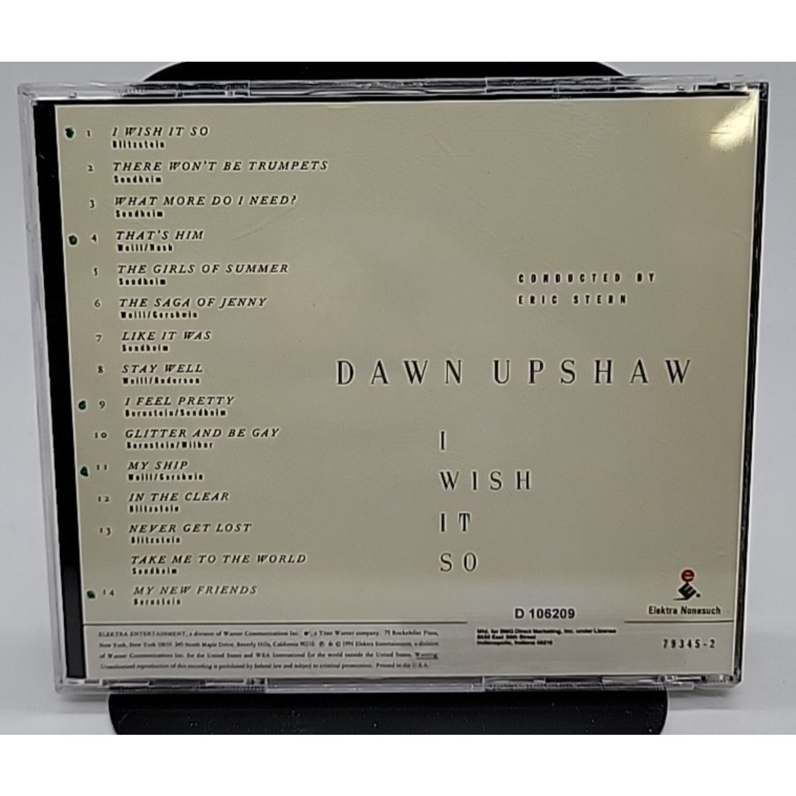 I Wish It So by Upshaw, Dawn / Stern, Eric (CD, 1994)