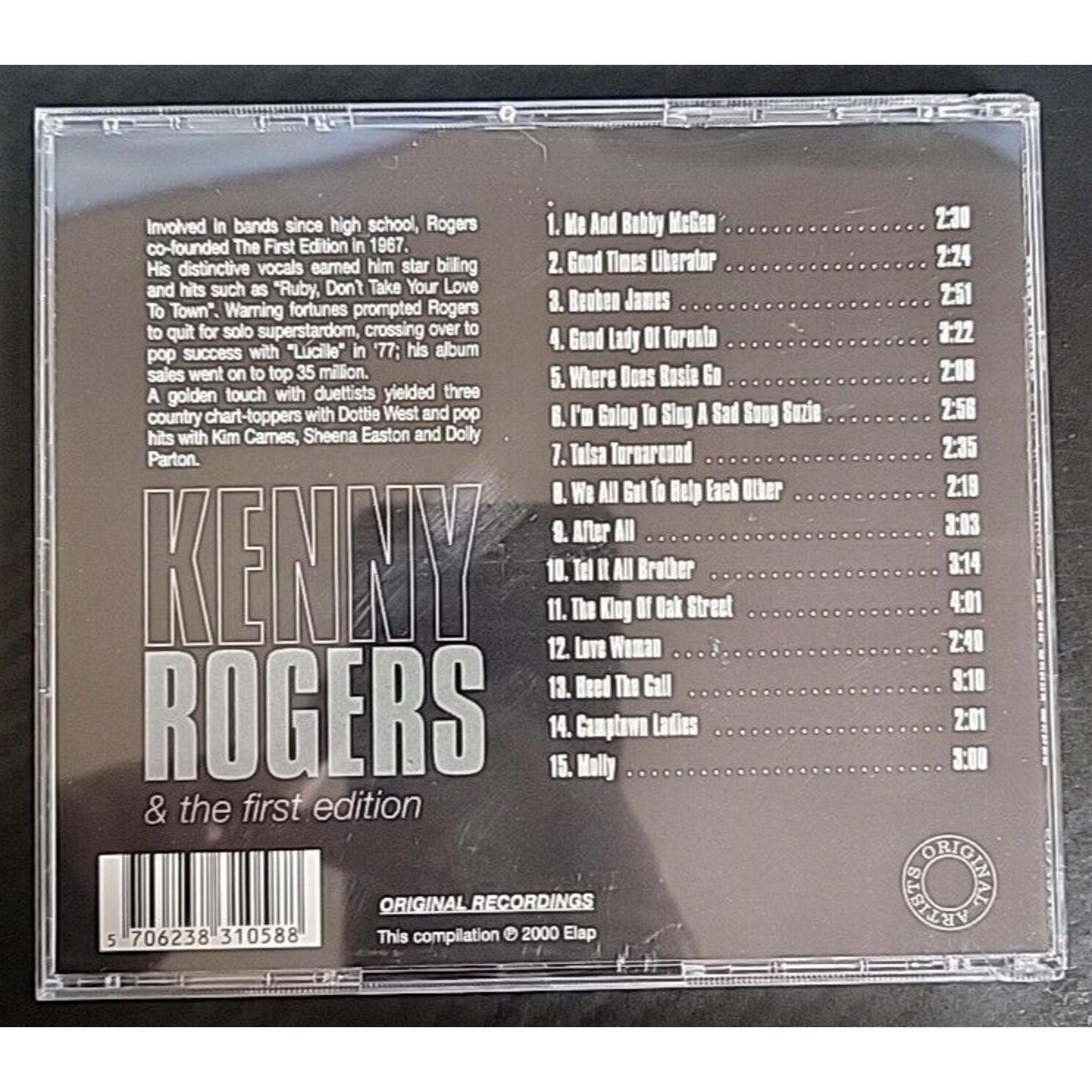 Me and Bobby McGee by Kenny Rogers & the First Edition (CD)