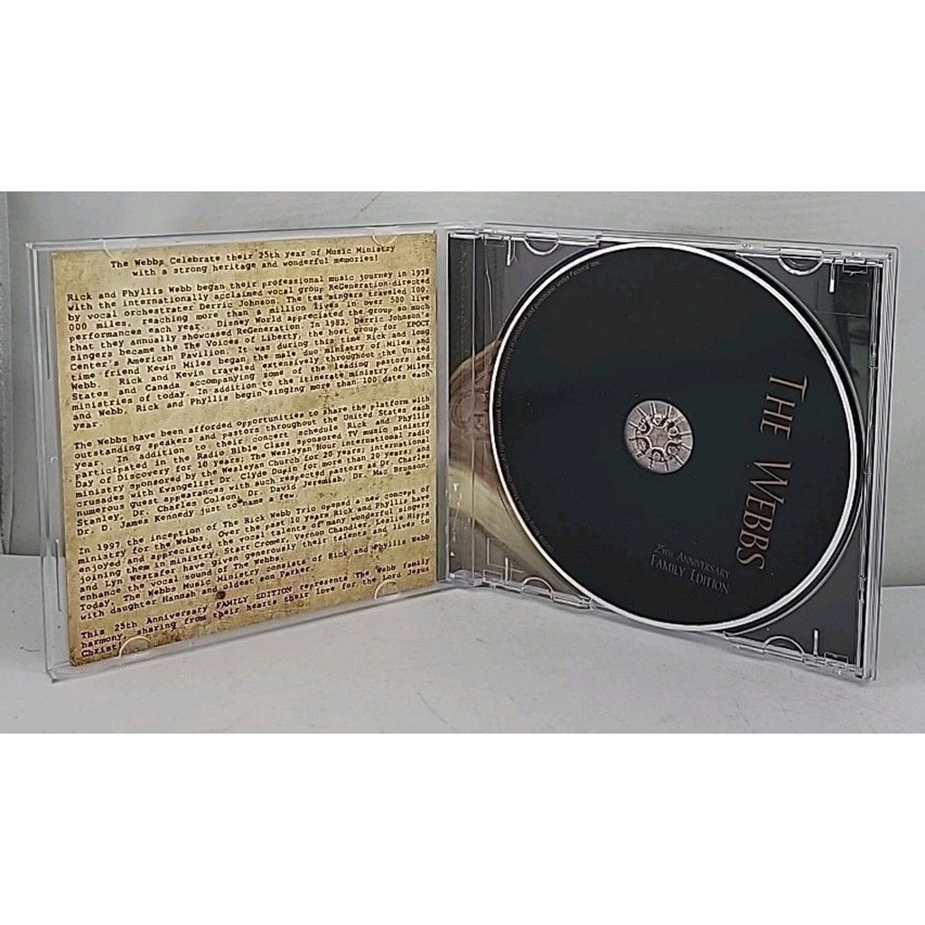 The Webbs - 25th Anniversary Family Edition CD - Song Garden 2008