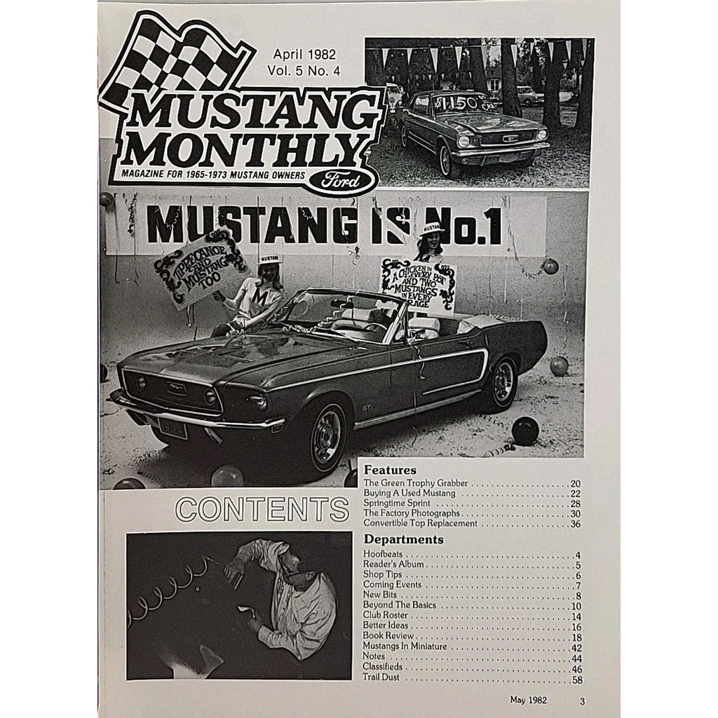 Mustang Monthly Magazine - May 1982 - Vol. 5 No. 4