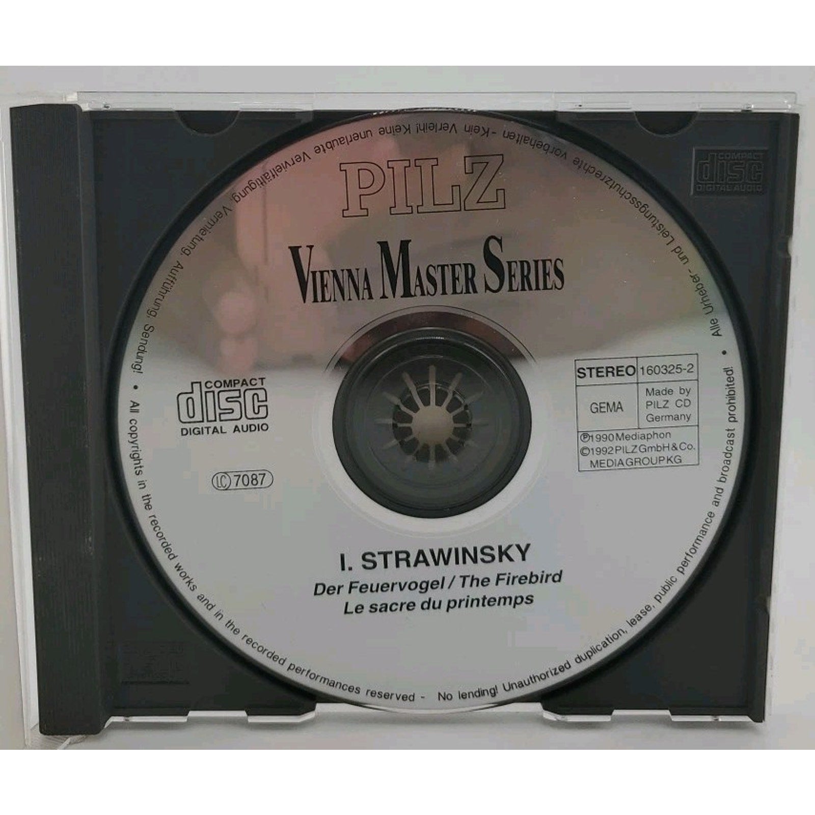 Vienna Master Series Igor Stravinsky The Firebird (Version 1919) (CD)