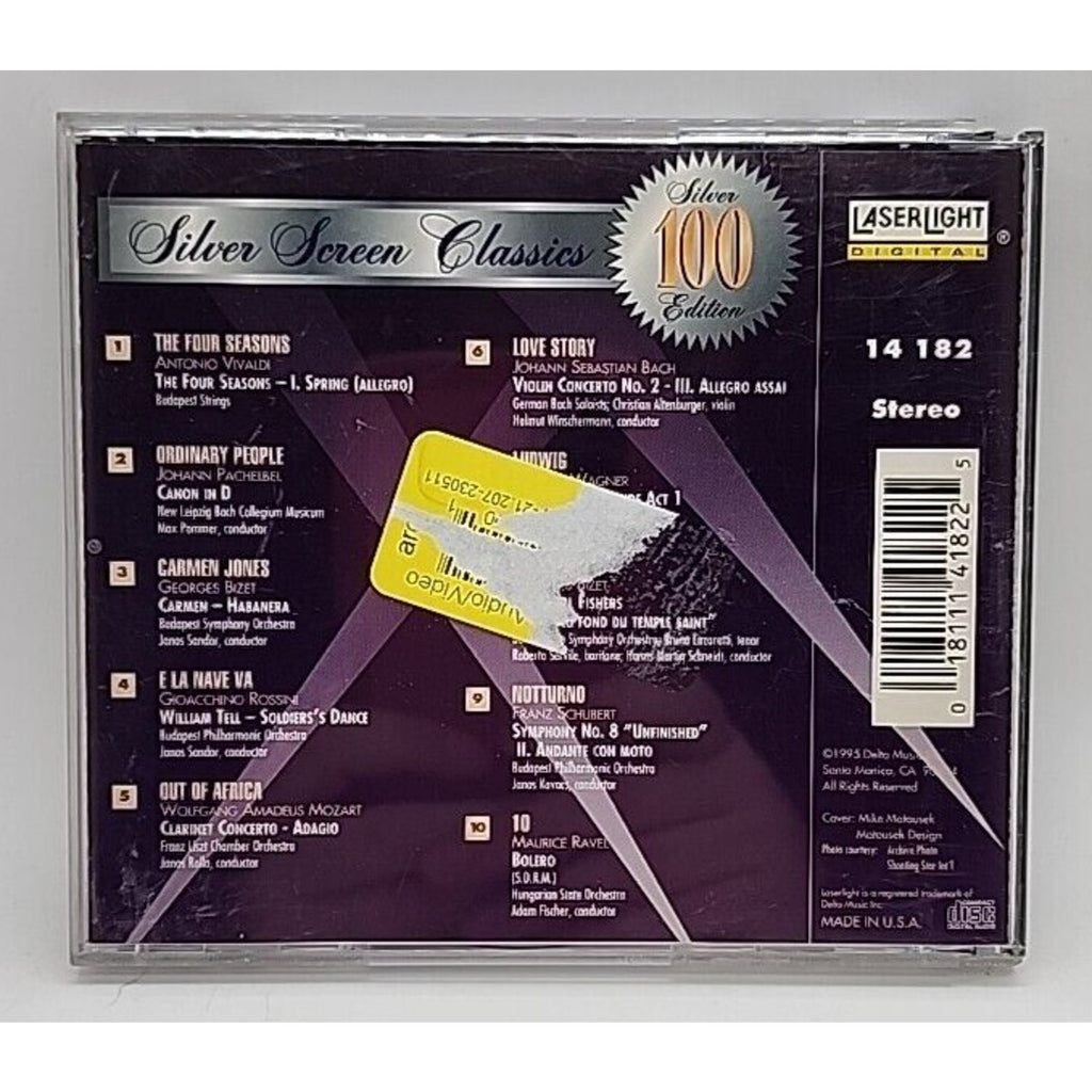Vol. 2-Silver Screen Classics by Various (CD, 1995)