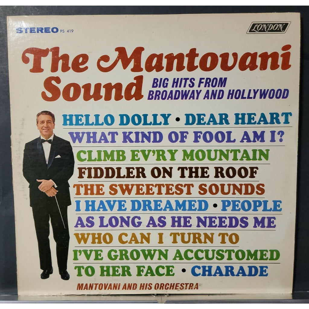 Mantovani And His Orchestra ‎– The Mantovani Sound-Big Hits From Broadway And Ho