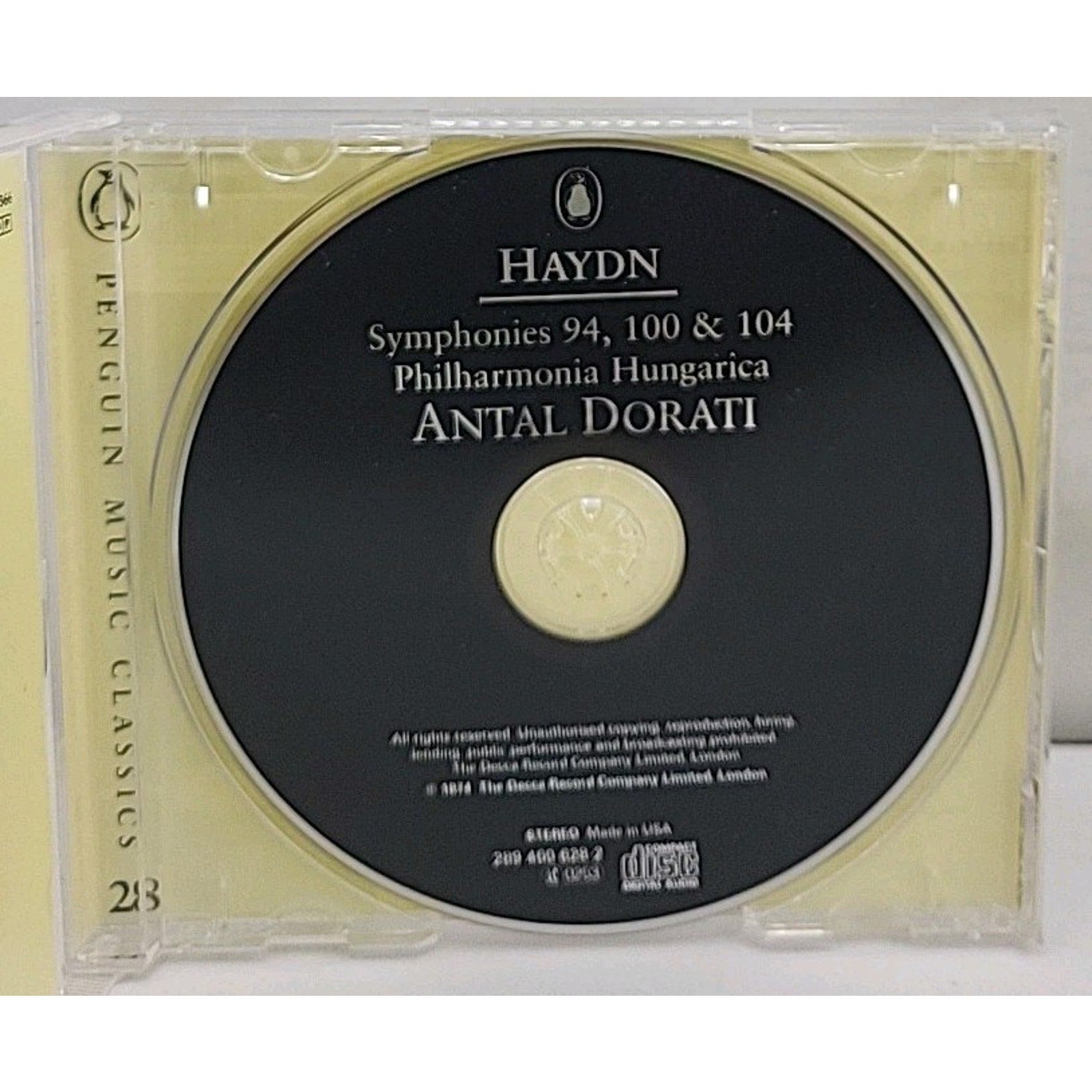 Haydn: London/Surprise/Military Symphonies Antal Dorati CD 1999