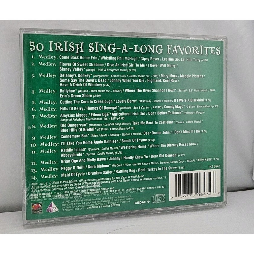 50 Irish Sing-A-Long Favorites by O'neill, Sean (CD, 2002)