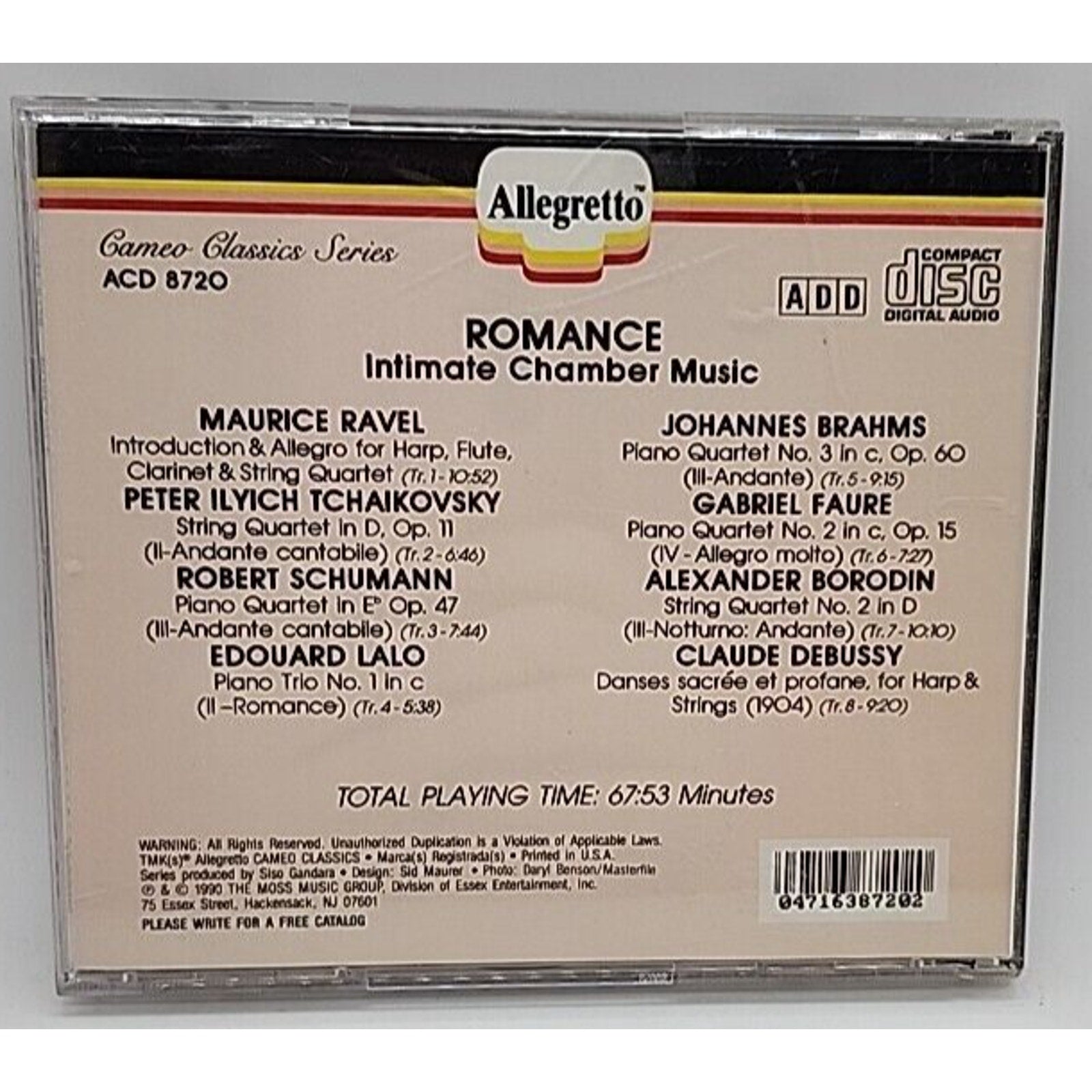 Romance - Intimate Chamber Music (CD) 1990
