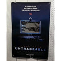 Untraceable Original 27"x 40" Movie Poster 2008 Movie Theatre Mirror Promo