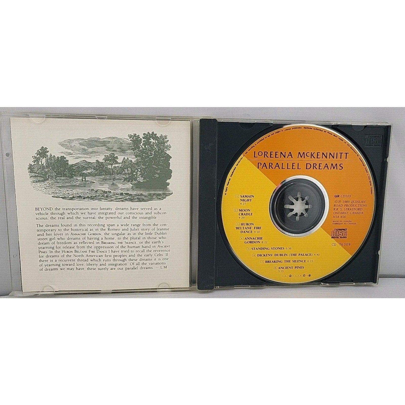 Parallel Dreams by Loreena McKennitt (CD, Jan-1994, Quinlan Road)