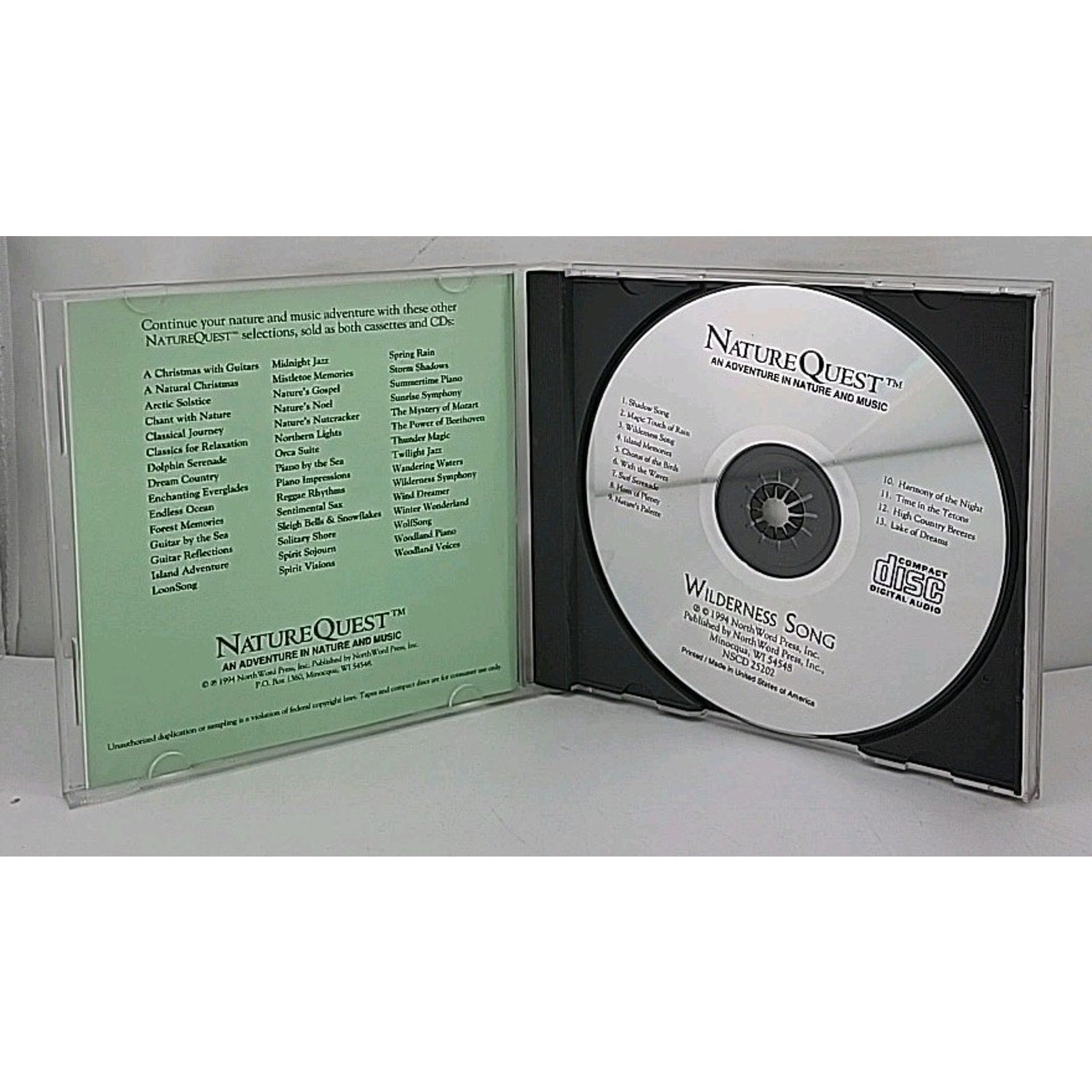 NatureQuest - Wilderness Song [CD 1994] An Adventure In Nature And Music
