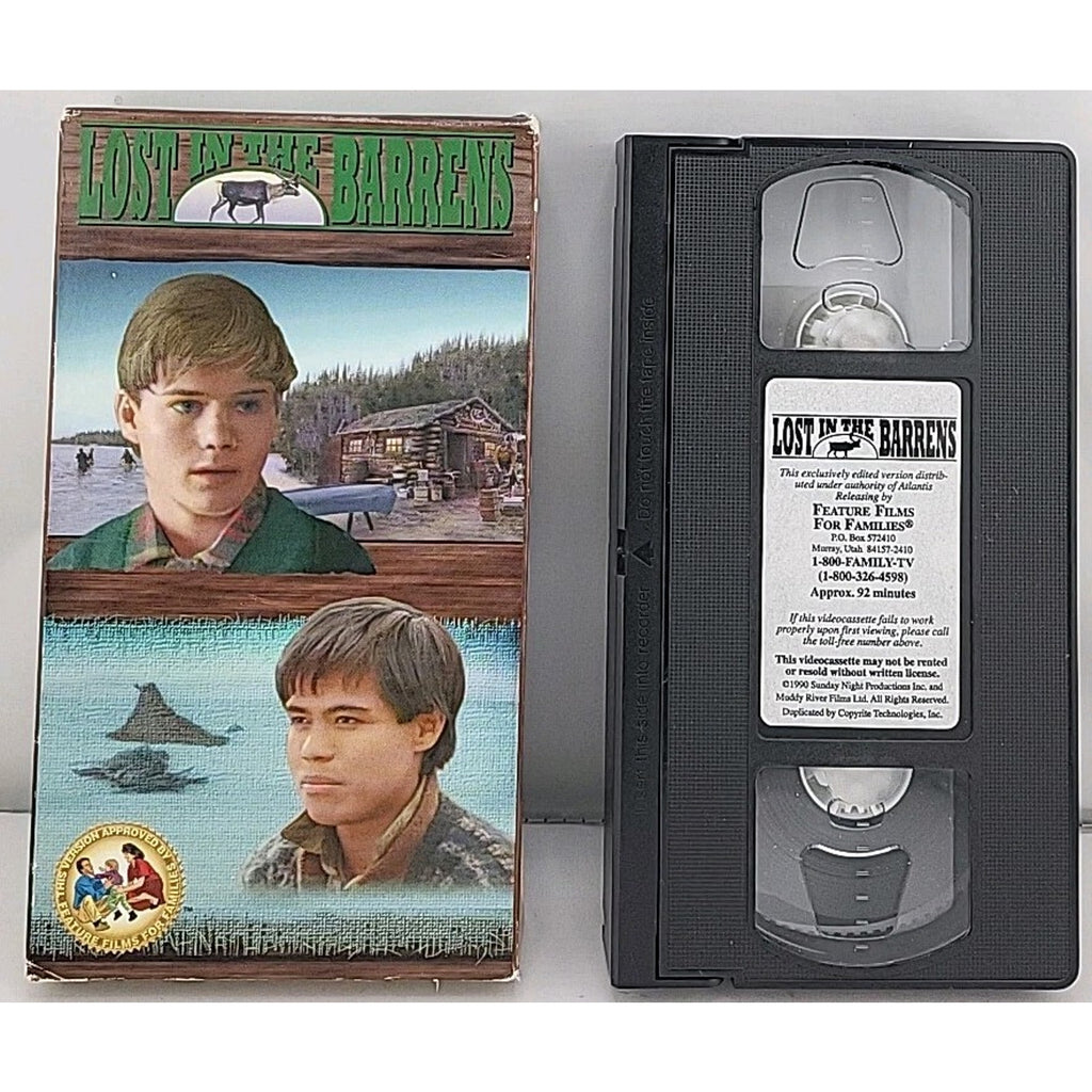 Lost in the Barrens (VHS, 1990)