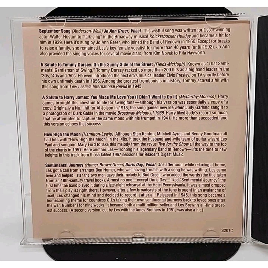 The Best of The Big Bands On CD Readers Digest Music Series