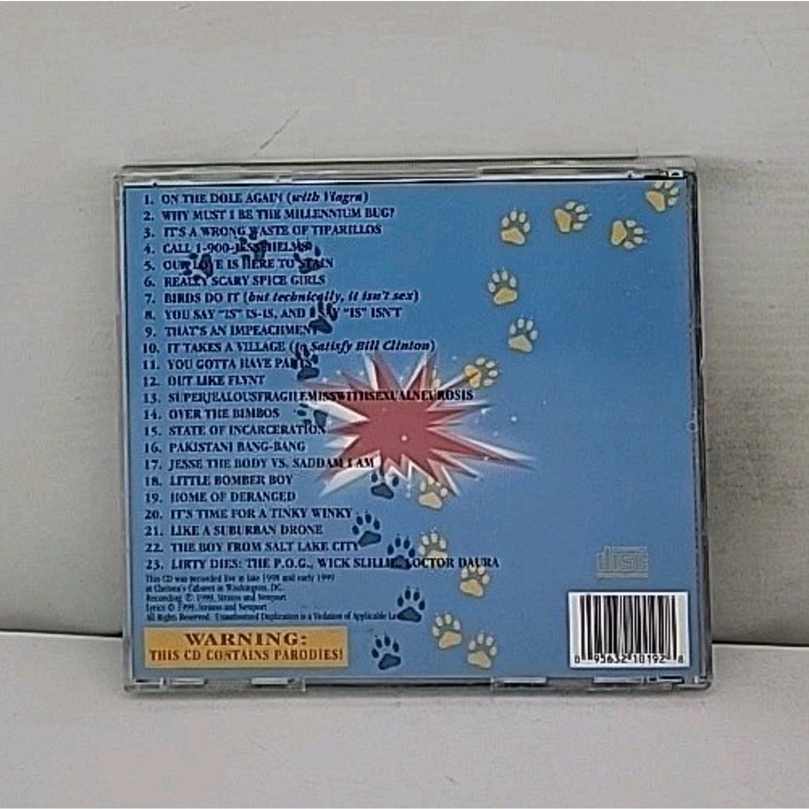 First Lady & the Tramp by Capitol Steps (CD, 2000)