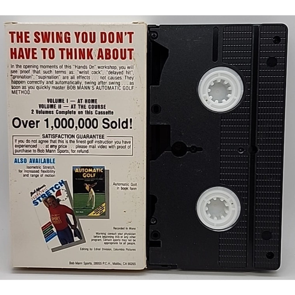 Bob Manns Automatic Golf The Method (VHS)