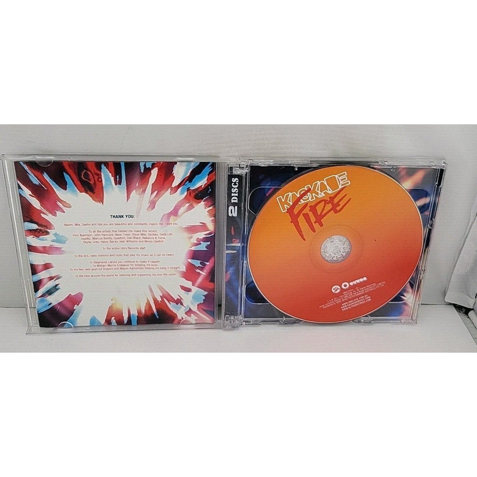 Kaskade Fire & Ice CD 2 Disc