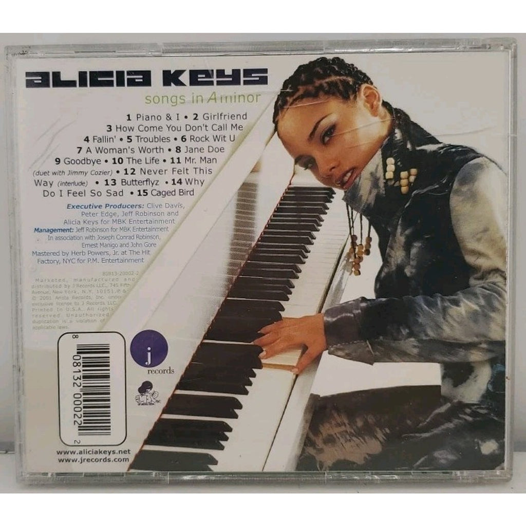 Songs in a Minor by Keys, Alicia (CD, 2001)