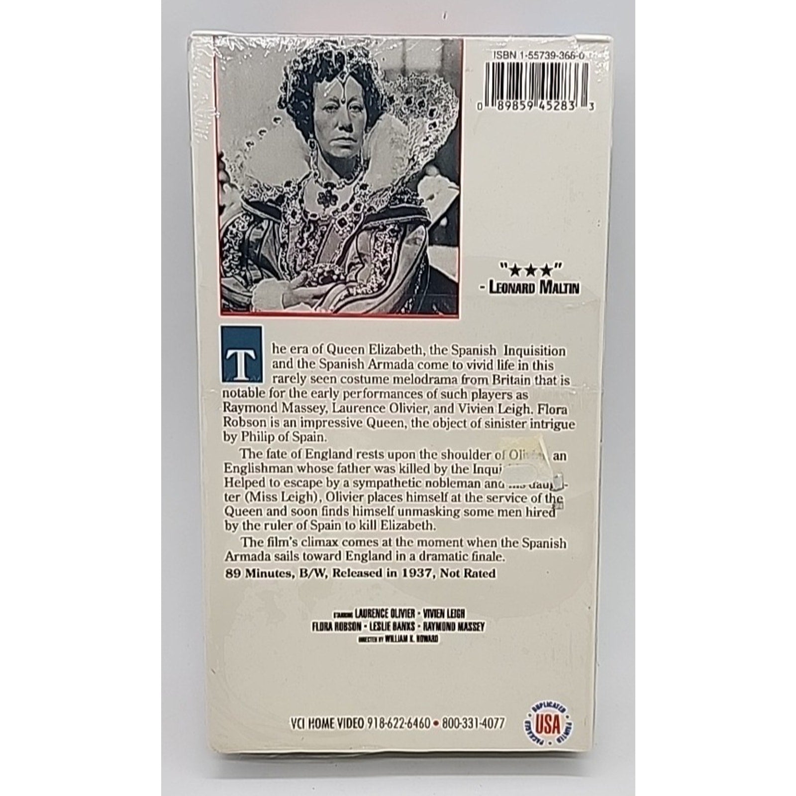 Fire Over England (VHS 1937/85) *Brand New*