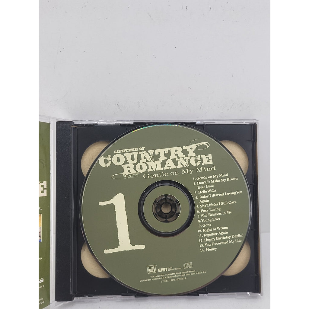 Lifetime of Country Romance: Gentle on My Mind CD Time Life