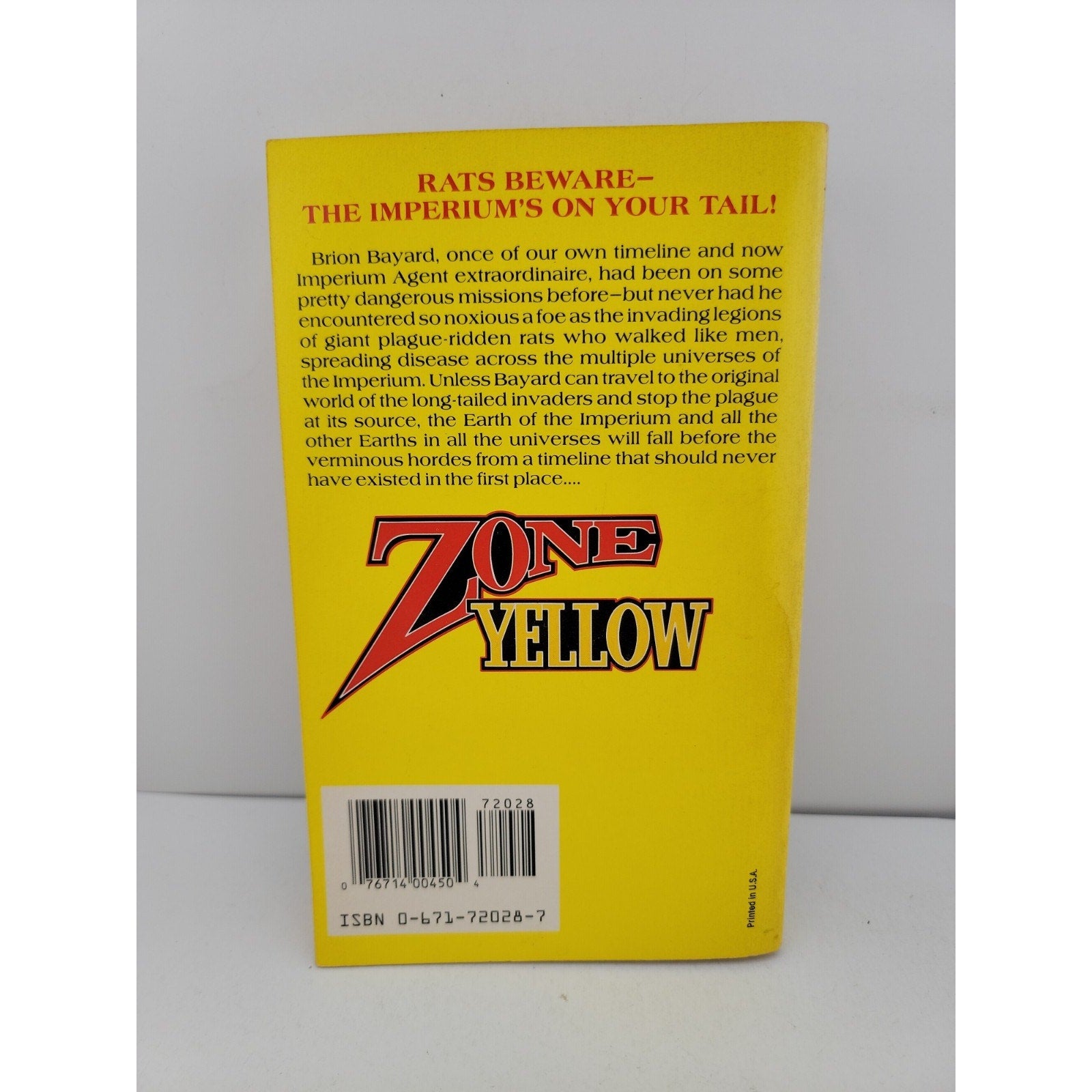 Zone Yellow by Keith Laumer (1990, Mass Market)